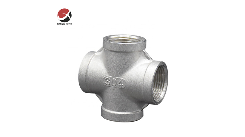 不(bu)鏽鋼等(deng)徑四通(tōng)管件